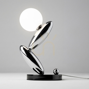 Lampa stołowa Maytoni Resonance LED srebrna dotykowa MOD482TL-L6PT3K small 2