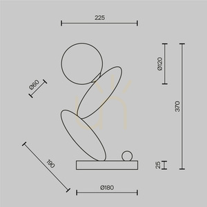 Lampa stołowa Maytoni Resonance LED srebrna dotykowa MOD482TL-L6PT3K small 9