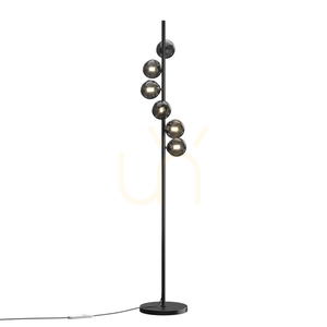 Lampa podłogowa Maytoni Dallas MOD545FL-06B czarna, 6×G9, 150 cm small 1