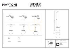 Lampa sufitowa LUNA C156PL-10W3K-B Maytoni 8 Lampa sufitowa LUNA C156PL-10W3K-B Maytoni small 8