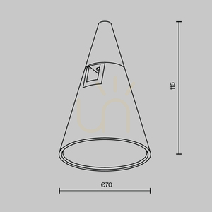 Lampa do szynoprzewodów KEILA TR146-1-5W3K-B-DE Maytoni 9 Lampa do szynoprzewodów KEILA TR146-1-5W3K-B-DE Maytoni small 9