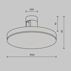 Lampa do szynoprzewodów PLATO TR152-1-7W3K-B-DE Maytoni small 9