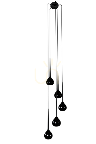 Sprawdź Lampa Wisząca Azzardo AGA 5 WISZACA Czarny