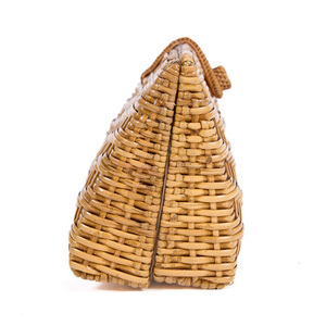 Kopertówka BAZAR BIZAR The Clutch-a-lot naturalna z rattanu 28 cm small 14