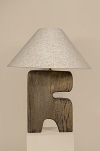 Lampa stołowa BAZAR BIZAR ręcznie robiona brązowa Table Lamps small 1
