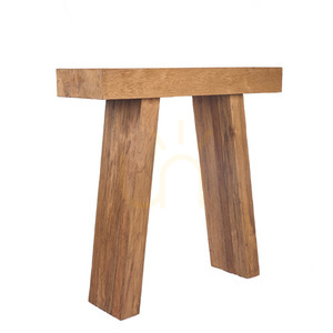 Konsola Bazar Bizar The Stance z drewna tekowego, naturalna, 86 cm small 12