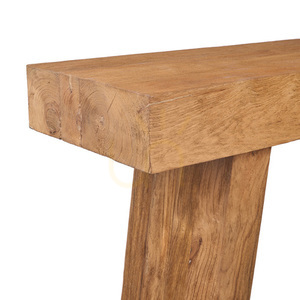 Konsola Bazar Bizar The Stance z drewna tekowego, naturalna, 86 cm small 6
