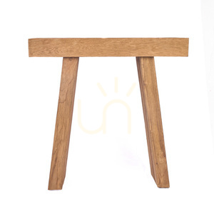Konsola Bazar Bizar The Stance z drewna tekowego, naturalna, 86 cm small 8