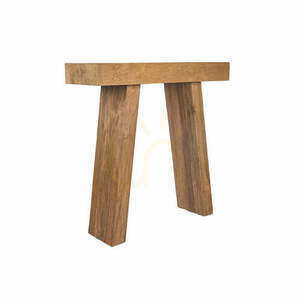 Konsola Bazar Bizar The Stance z drewna tekowego, naturalna, 86 cm small 0
