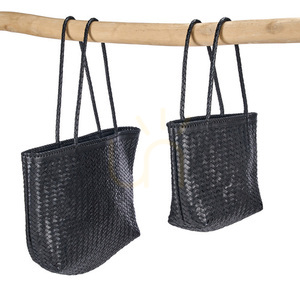 Kosz dekoracyjny The Shortlist Shopper czarny 48 cm small 11