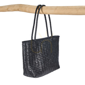 Kosz dekoracyjny The Shortlist Shopper czarny 48 cm small 12