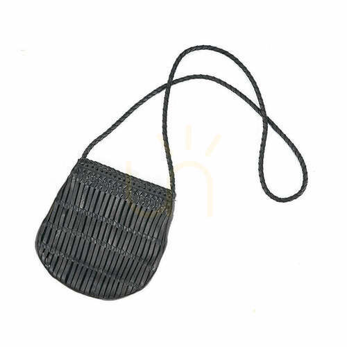 Sprawdź wazon dekoracyjny czarny 77 cm 20x4 cm