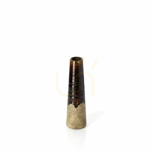 Sprawdź Wazon BAZAR BIZAR Amber Cone brązowo-beżowy S 39,5 cm