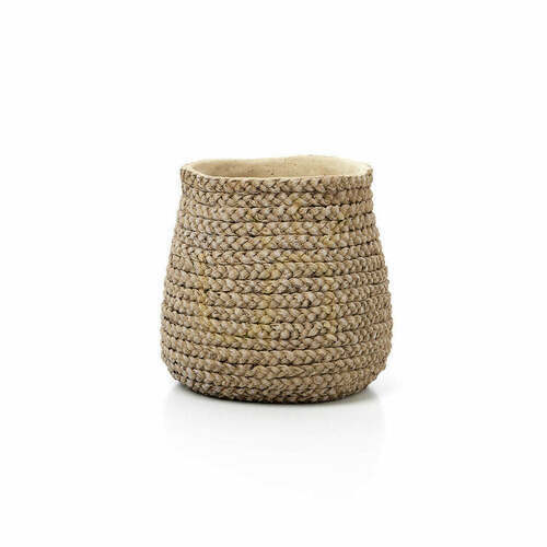 Sprawdź Doniczka pleciona naturalna L Planters 26,7 x 26,7 x 25,5 cm