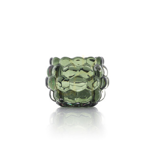 Świecznik Bubble Glow Green 11,2 cm small 2
