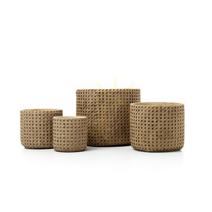 Doniczka Bazar Bizar RattanRock Natural M betonowa 16,5 cm 5 Doniczka Bazar Bizar RattanRock Natural M betonowa 16,5 cm small 5