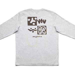 T-shirt Checkerboard L/S Heather Grey XL small 3