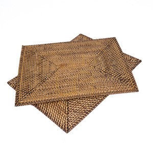 Podkładka na stół prostokątna Colonial Natural Brown 30x40 cm small 3