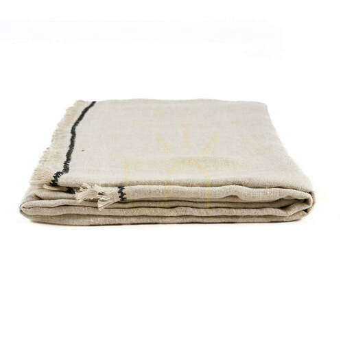 Sprawdź Obrus Tuscany Natural Black 150x250 Table Linen