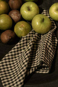 Serwetka Picknick Natural Black 45x45 Table Linen small 1