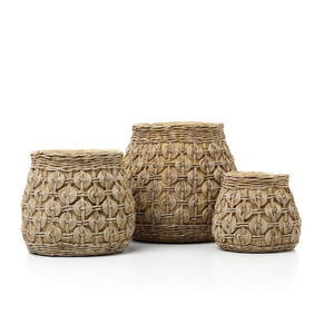 Doniczka betonowa The Knot M 18x18x15,5 cm small 2