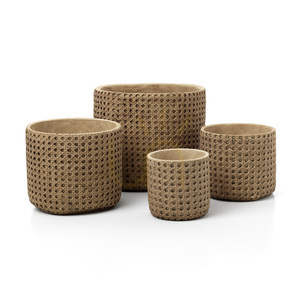 Doniczka RattanRock Natural L Planters 20x20x17,5 cm small 5