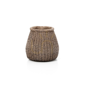 Doniczka Handmade Faux-Puff Brązowa M Planters small 5