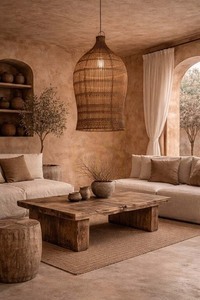Lampa Wisząca The Woven Bell Dark Walnut XL Oversized Collection small 1