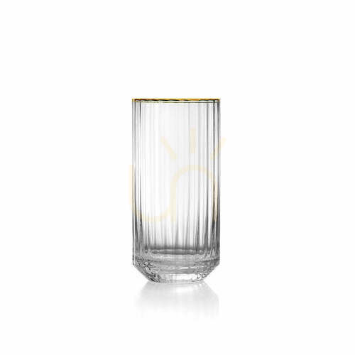 Sprawdź Szklanka highball złota 6,7 x 14 cm The Golden Sip