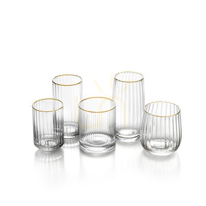 Szklanka niska The Golden Sip Natural Gold 8 cm small 2