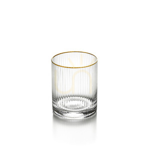 Szklanka niska The Golden Sip Natural Gold 8 cm small 4
