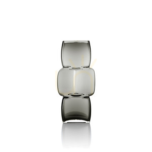 Wazon szklany The Cubes Dark Grey M, Glass Collection small 3