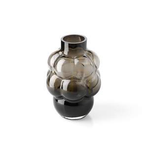 Wazon Grape Dark Grey L Glass Collection small 5