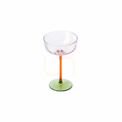 Sprawdź Kieliszek coupe Bazar Bizar The Trio-Tone 17,5 cm wielokolorowy
