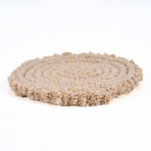 Podkładka pod kubek bawełniana Beige 12 cm small 4