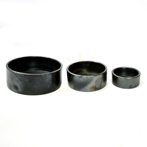 Miska terakotowa BAZAR BIZAR Burned Collection czarna S 10 cm small 2