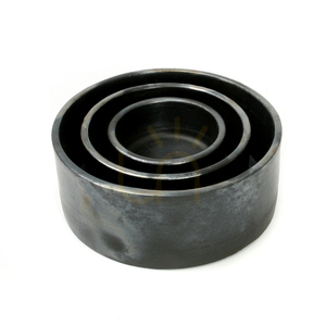 Cylindryczna misa terakotowa Bazar Bizar Burned czarna M 15x15x6 cm small 2