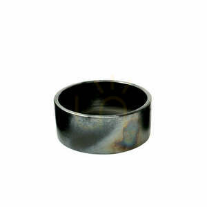 Cylindryczna misa terakotowa Bazar Bizar Burned czarna M 15x15x6 cm small 0