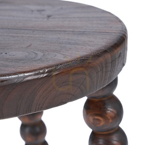 Taboret Dango Dark Walnut 35x35x50 cm small 10