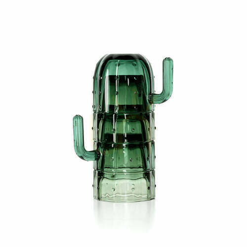 Sprawdź Zestaw 4 szklanek Stack-a-Cactus zielony