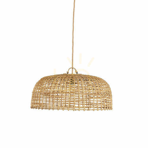 Sprawdź Klosz do lampy The Cloche Pendant Bazar Bizar naturalny 60 cm