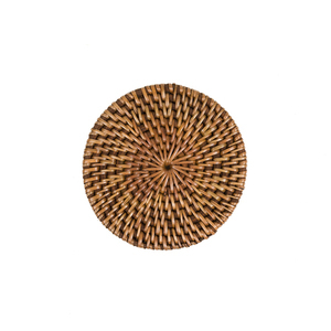 Rattanowa podkładka pod kubek Bazar Bizar The Colonial, naturalny brąz, 11 cm small 5