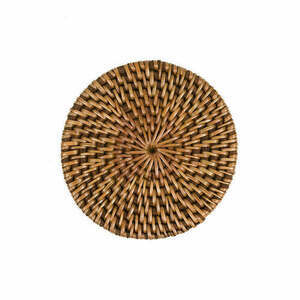 Rattanowa podkładka pod kubek Bazar Bizar The Colonial, naturalny brąz, 11 cm small 0