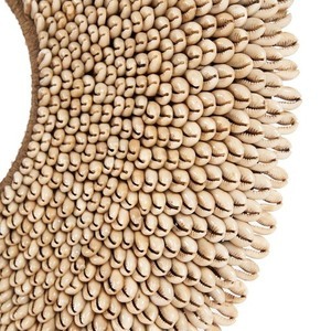 Dekoracja z muszli Réunion na stojaku, naturalna, 48 cm small 6