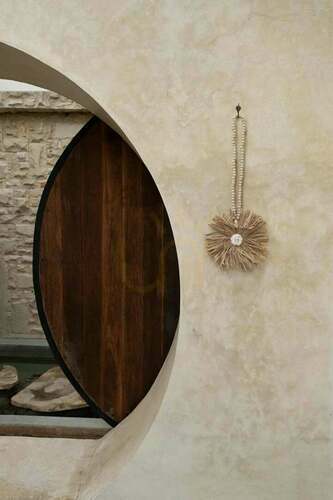 Sprawdź Brelok z rafii Bunga Tassel naturalny 70 cm