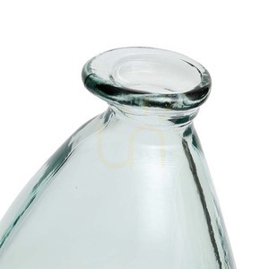Wazon szklany BAZAR BIZAR Shudi niebieski 36 cm small 3
