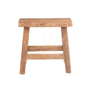 Taboret The Fab Rustic Collection Natural 50x22x50 cm small 3