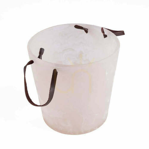 Sprawdź Wiaderko do lodu z żywicy, różowo-białe 23 cm
