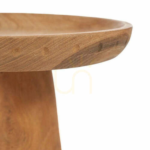 Sprawdź Talerz na ciasto Titik z drewna tekowego Natural, Teak Root Collection
