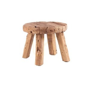 Stolik boczny BAZAR BIZAR Marabunta Rustic Collection Natural 50x50x40 cm small 3
